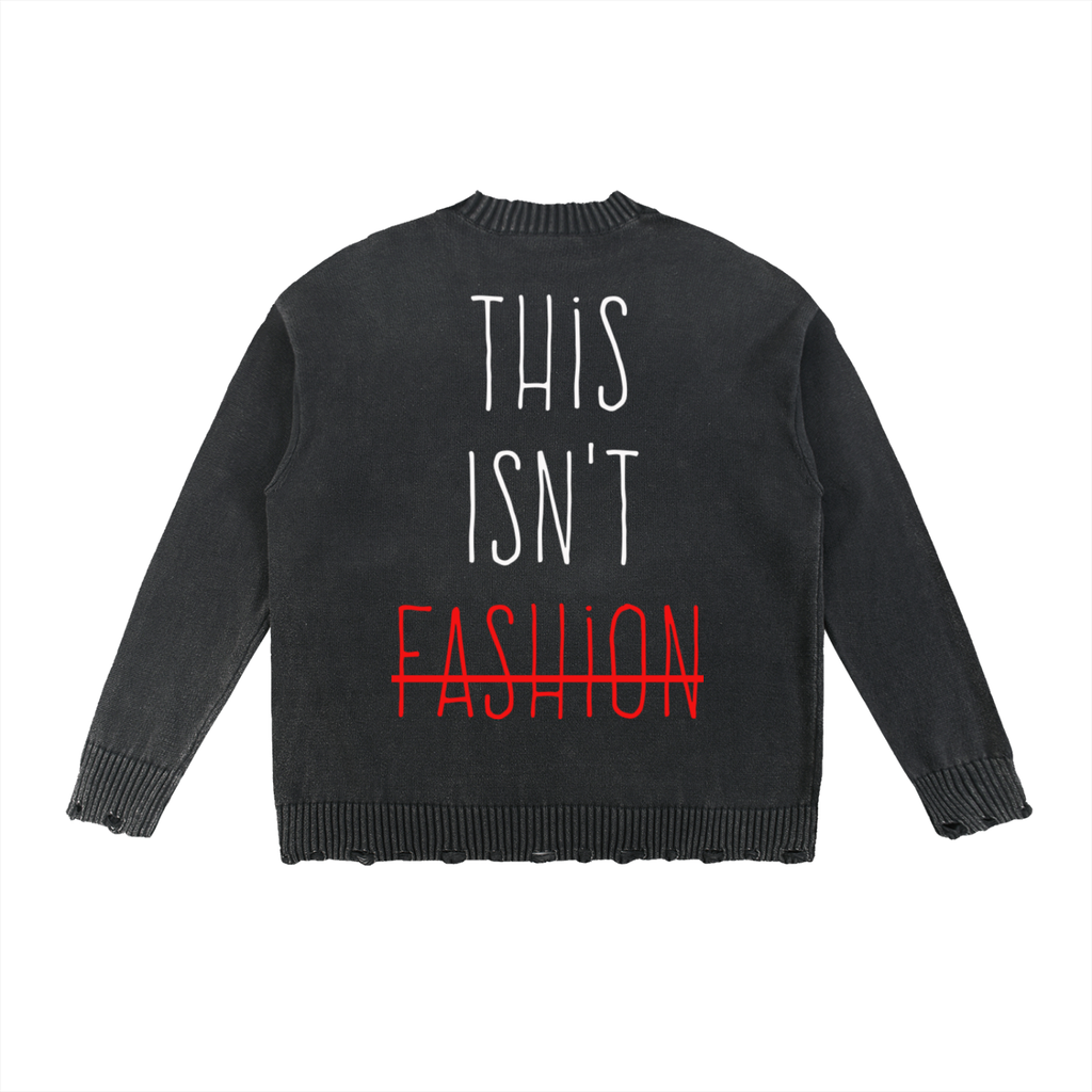 TIF Hand-Frayed Sweater