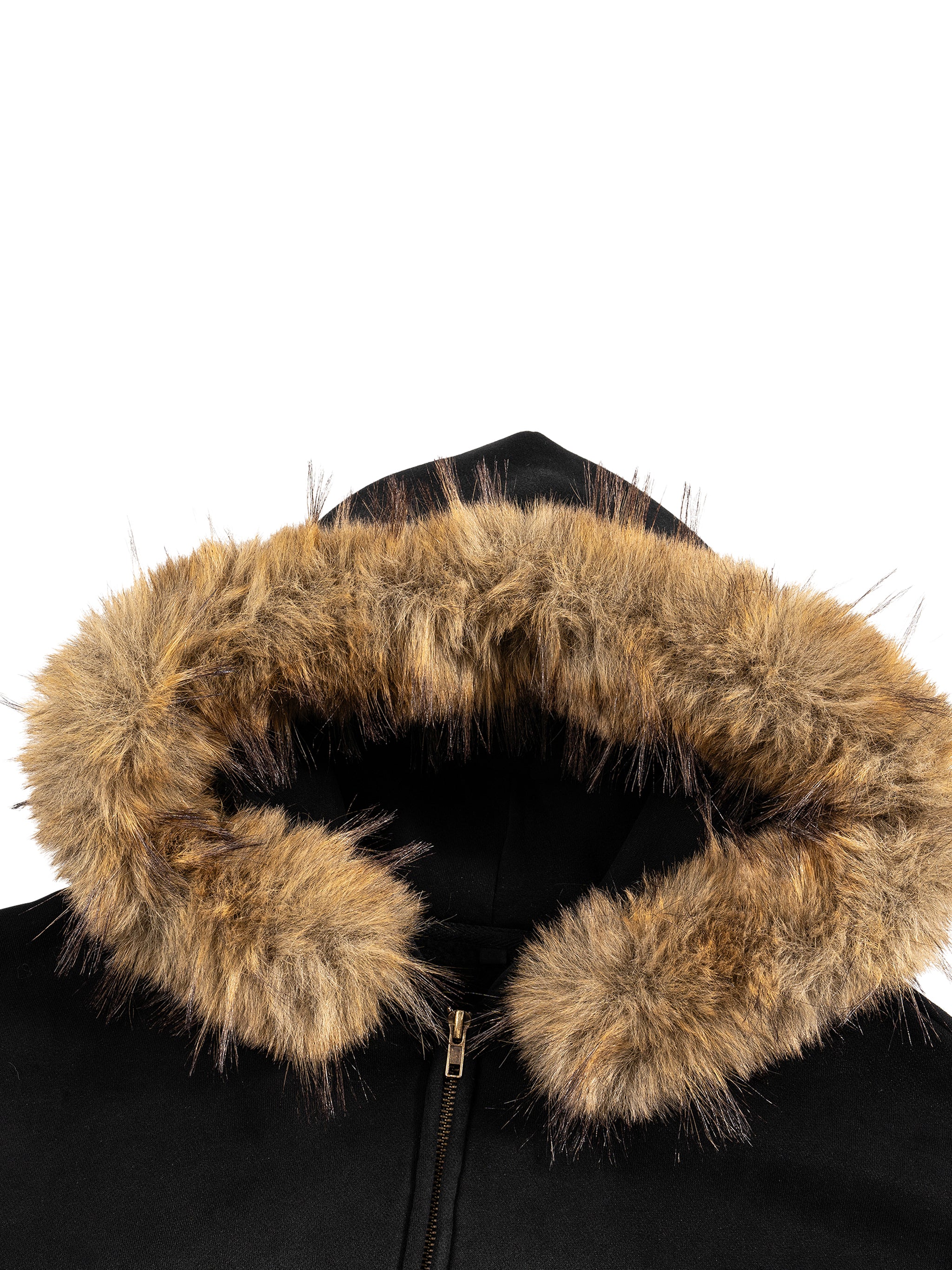 Signature Detachable Fur Hoodie