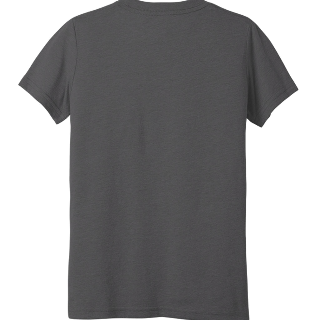 Solid Dark Grey Triblend - BACK